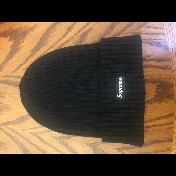 Supreme Overdyed Beanie Black - Picture 3 of 3